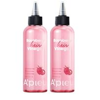 A’PIEU Raspberry Hair Vinegar Scalp Care Shine Hair Rinse Treatment 200ml x2 white