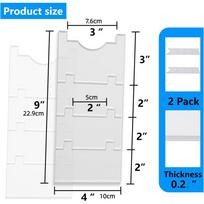 Wall Spacer For Bed Clear Keeps Space Acrylic Wall Spacer For Furniture For Recliner Table Hardwood Floor Tile Floor Renters balta