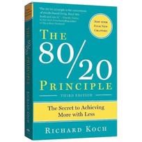 The 80/20 Principle By Richard Koch English Paperback Edition 1 book blue