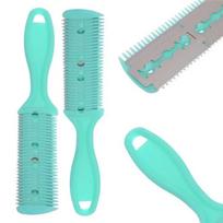 Double Side Hair Cutting Combs With Razor Blade Hair Brush Hair Trimmer Cutting Thinning Tools Salon Barber Hairs Knife Clipper juoda