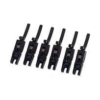 6 vnt. Gitaros tilto balneliai Floyd Rose Stygų balneliai Elektrinei gitarai Tremolo tiltui Dvigubo fiksavimo black