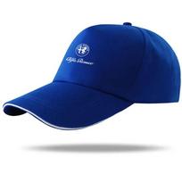 Alfa Romeo kūrybinga automobilio beisbolo kepuraitė medvilninė snapback tinka Alfa Romeo Mito 147 Giulietta 159 156 Stelvio Giulia Outd BU4 balta