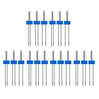 18pcs Sewing Machine Double Needle with Plastic Box Threader Simple Operation Twin Needles Set for Household