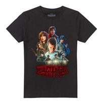 Stranger Things Pirmo Sezono Plakatas Unisex Marškinėliai S-5XL, Juoda M gray