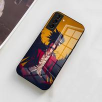 Death Note Yagami Light L Lawliet Phone Case For Samsung A56 A36 A26 A16 A15 A25 A35 A55 A14 A34 A24 A54 Glass Case Samsung A26 beige