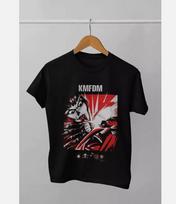 KMFDM Simboliai Juodi Medvilniniai Marškinėliai 2XL