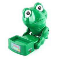 Multifunctional Finger Bite Scary Game Simulation Frog Board Games  Birthday Gift žalia