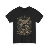 Butterfly Grunge Fairycore Therian Clothing Cute Moth Aesthetic Floral T-Shirt 3XL black