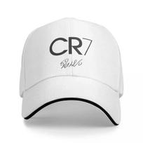 New Cristiano Ronaldo CR7 Baseball Caps Hip Hop Sandwich Cap Unisex Adjustable Dad Hat Outdoor One Size white