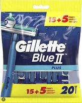 Skustuvas, vienkartinis Gillette Blue II Plus, 20 vnt