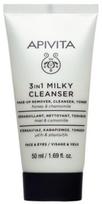 Valomasis veido pienelis Apivita 3-in-1 Face & Eyes, 50 ml