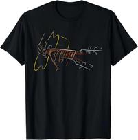 HOT SALE Acoustic Guitar Player TShirt  Great Guitarist or Band Gift Clothes Custom Printed Graphic Shirts Unisex Soft Tops S black