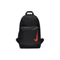 Nike Raudonas Didelis Logotipas Pagrindinė Kuprinė Su Užtrauktuku Unisex Kuprinės Juoda BA5773-070 Black black