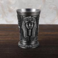 Metalinis Retro Egipto vyno taurė Likerio Kokteilio Viskio Vyno Baro Puodelis Faraono Karaliaus Tutankamono Išgraviruotas Taurė Vandens Puodelis Kūrybinis Mažas Dydis <50ml brown