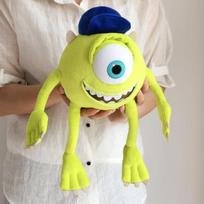 Naujas Monstrų universitetas Maoguai Salivanas Pliušinis žaislas Didelių akių lėlė Mike'as Lėlė Kawaii Kambario dekoracija Pliušinis žaislas Vaikų dovana yellow
