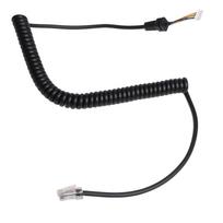 Microphone Cable Compatible with For yaesu MH48 MH48A6J MH36 MH36A6J MH42 and FT Series Radios Featuring 6 Pin Connector China Mainland