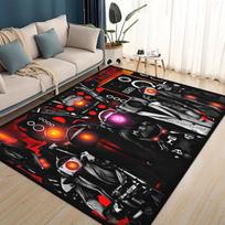 Skibidi Toilet Speakerman Cameraman TVman Carpet Rug for Living Room Bedroom Home Sofa Decoration,Kids Non-slip Floor Mat 40x60cm( 15x23in ) gray