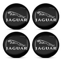 4 vnt. Automobilio rato centrinis dangtelis Rato stebulės dangtelis Ratlankio stebulės apsauga nuo dulkių Lipdukas su emblema Skirta Jaguar-XE XF XJ B99 X-TYPE F-PACE I-PACE E-PACE S-TYPE C- X75 E-TYPE black