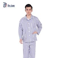 Lao Boshi LBS815 Striped Patient Uniform Set XL gray