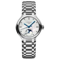 LONGINES Xinyue series automatic mechanical movement 30 meters waterproof Swiss watch 34mm mother-of-pearl dial stainless steel strap L8.126.4.87.6 kriaušė