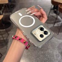 Case for infinix NOTE 40s,40 5G 4G Minimal Semi-Transparent Magnetic Casing Raised Electroplated Lens Bezel Anti-Slip Drop Resistant Protective Shell infinix NOTE 40s beige