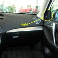 2 vnt. automobilio kairės ir dešinės garsiakalbio dangtelis A statramsčio ragelio dangtelis, skirtas Mazda 3 Bl 2010-2013 gray