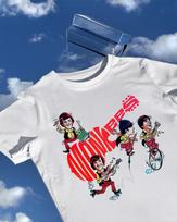 THE MONKEES Funny T-Shirt Unisex Cotton SHirt For Men All Size S-4XL Unisex T-Shirt XXL gray