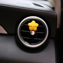 Car Aromatherapy 2025 New Creative Lucky Star Diffuser Stone Car Air Conditioner Vent Decoration Car Interior Accessories Cute Little Stars Free Essential Oil gray
