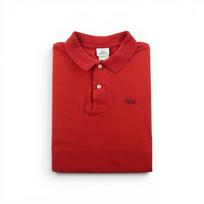 Second life - Men's Short-sleeved Polo Shirt Red - Good condition 2XL