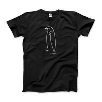 Pablo Picasso Penguin Line Artwork T Shirt XXXXL black