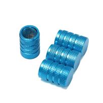 Dustproof Universal Wheel Tire Valve Cap Bike Air Valve Caps Tyre Valve Cap Bicycle Tire Valve Cap dangaus mėlyna spalva