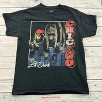 Lil Durk Chicago Rap T Shirt  Men's Medium Black vintage Washed Casual Soft Unisex Breathable fashion homme streetwear S gray