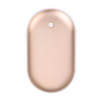 Ultra thin double-sided heating hand warmer with one click switch to 3 temperature levels, versatile for hand and abdominal warm auksinė