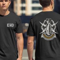 Bomb Squad Explosive Ordnance Disposal EOD Military T-shirt 2XL gray