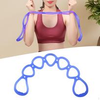 7 Stretch Resistance Exercise Band Exerciser Fitness Equipment for Indoor Outdoor Dance Taekwondo mėlyna