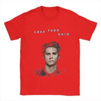 Teen Wolf The Movie  Pure Cotton T Shirt For Male Beach  Classic T Shirts Comfortable Hippie Tee Shirt Plus Size Pattern Clothes S gray