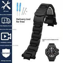 For Casio g-shock GA-1000 1100 GW-4000 GW-A1100 A1000 Plastic steel Watch Strap Black Sport Wristband Mens watchband Bracelet black