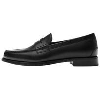 Zara Madingi odiniai mokasinai Vyriški batai Juodi 2639620800 45 black