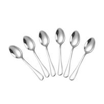 6 Piece Stainless Steel Mini Espresso Coffee Stirring Spoons Set Multipurpose Utensils For Home And Commercial Use sidabras