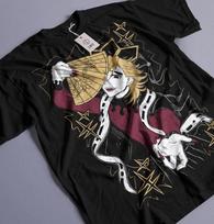 Doma Kimetsu No Yaiba Marškinėliai Demon Slayer Tanjiro Unisex Juodi Marškinėliai Visų Dydžių 2XL brown