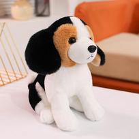 2030Cm Cute Dog Plush Toy Stuffed Husky Beagle Sheepdog Golden Retriever Bernese Mountain Puppy Animal Overnight Sleeping Gift 30cm orange