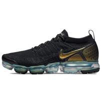 Nike Air VaporMax Flyknit 2 Black Metallic Silver Multi Color 942842-015 42 black