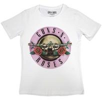 Guns N Roses Logo Graphic White T-shirt XXXL gray