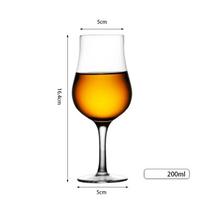 Specialty Sommelier Whiskey Tasting Glass Chateau Whisky Copita Nosing Crystal Goblet Graceful Shape Sweet Wine Cups 80-200ml orange