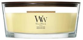 Žvakė, aromatinė WoodWick Yuzu & Vetiver, 40 - 65 h, 453 g, geltona sp.