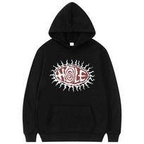 Riboto leidimo Courtney Love Grafinis Hoodie Vyrams Moterims Gotikinis Vintage Oversized Megztinis Unisex Alternatyvaus Roko Hoodie S black