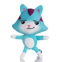 2025 New Gabbys doll house Plush Toy Mercat Cartoon Stuffed Animals Smiling Cat Car Cat Hug Gaby Girl Birthday Gift white