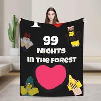 99 Naktys Miške Antklodė Kokybiška Šilta Pledas Žiemos Stovyklavimui Namų Dekoras Purus Lovatiesė 30x40in white