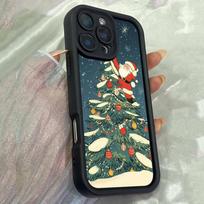 JT152 Christmas illustration for iPhone 17 16 15 Pro Max Samsung S26 S25 Ultra A17 A16 A07 A56 Xiaomi 15T Redmi 15c Note 14 Soft TPU Case for iPhone 5/5s juoda