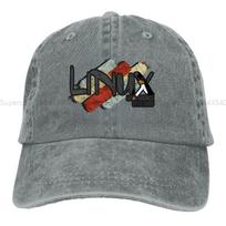 Linux Open Source Open Mind Baseball Cap Unisex Hats Wounisex Visor Protection Snapback Linux System Caps One Size gray